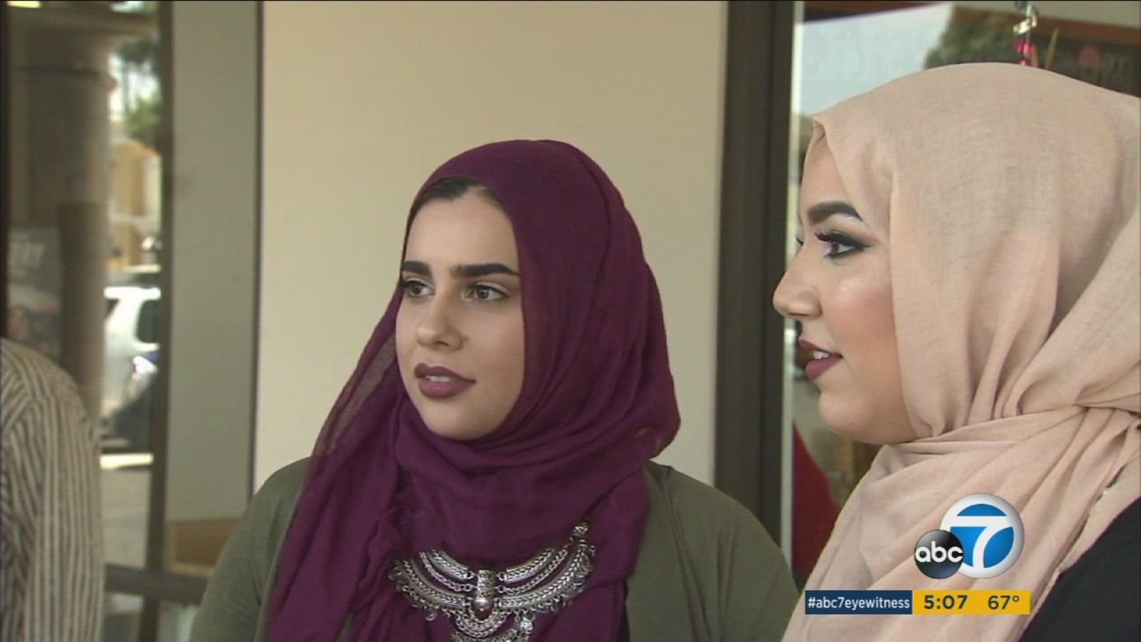 Muslim women thank Orange ice cream shop owners for standing up to