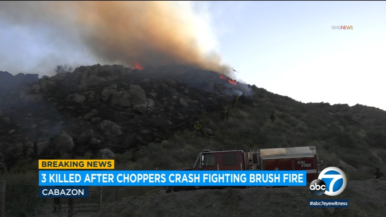 3 killed after firefighting helicopters collide near Cabazon procession held for victims KABCTV 3 killed after firefighting helicopters collide near Cabazon procession held for victims KABCTV