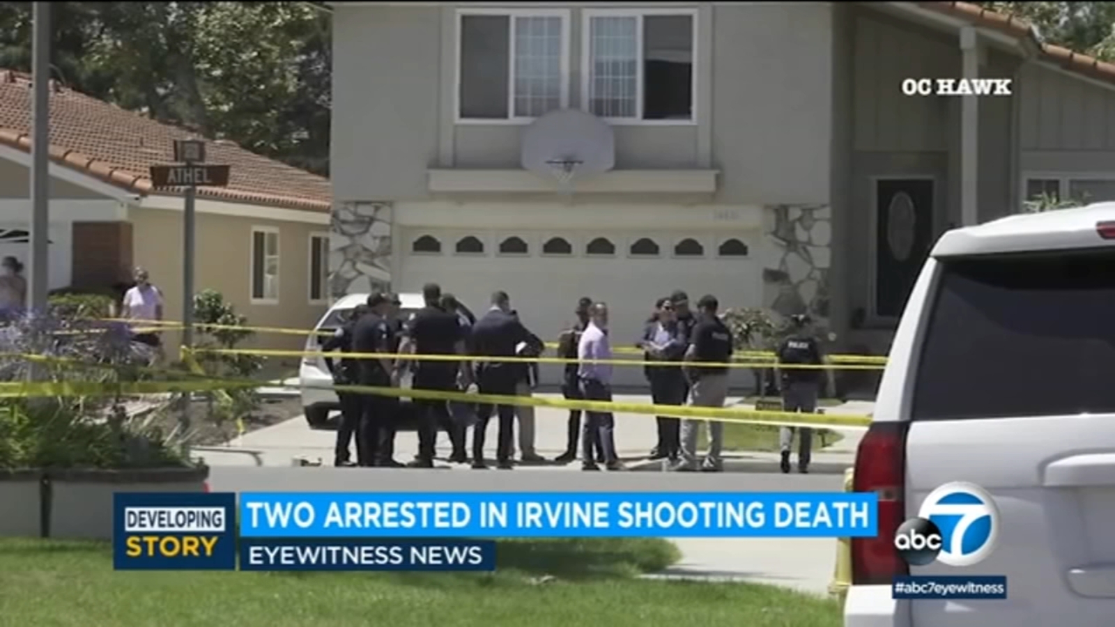 Man and woman arrested in Irvine car-to-car shooting that killed teen ...