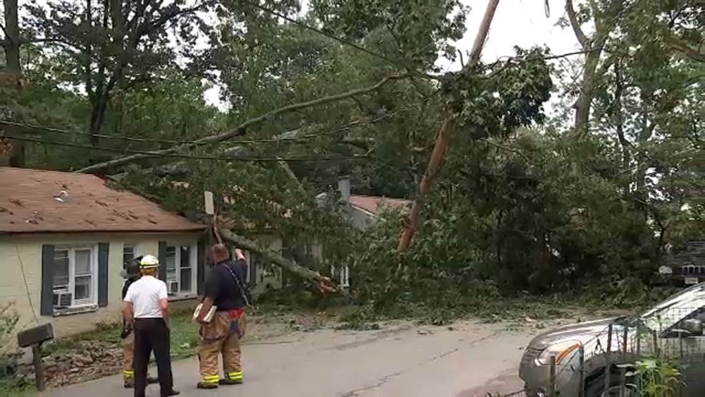 Extra Time: Storms threaten the Tri-State; tree falls on NJ home