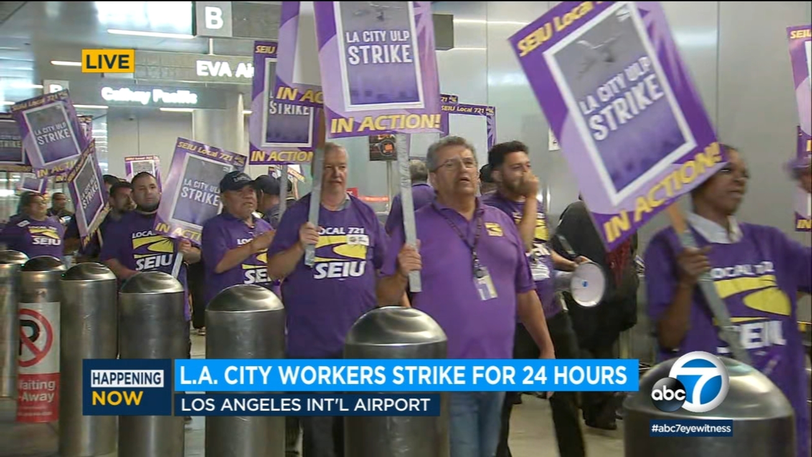 Thousands of Los Angeles City workers begin one-day strike, meaning some service disruptions for residents - Vimarsana News