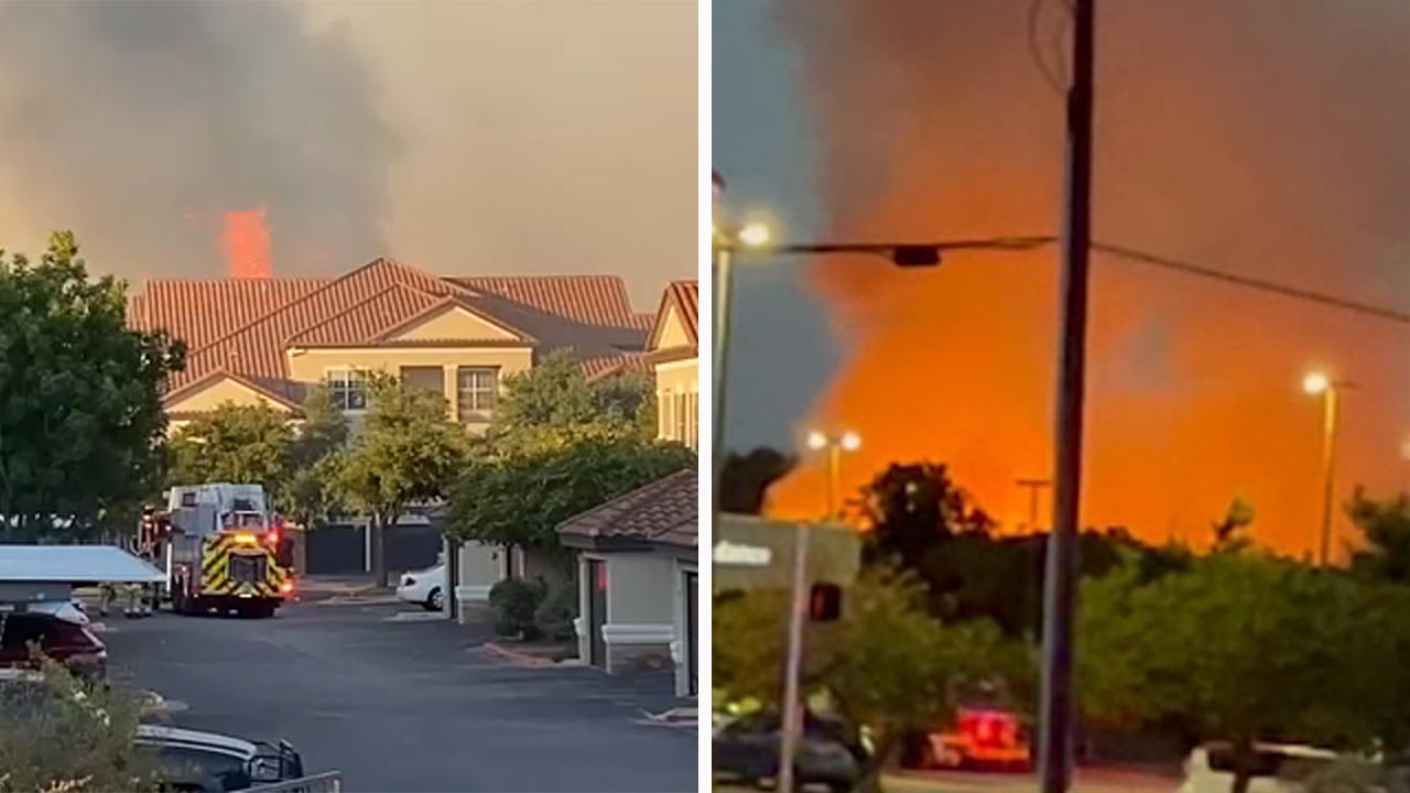 Apartment building destroyed in 50-acre brush fire outside Austin, TX