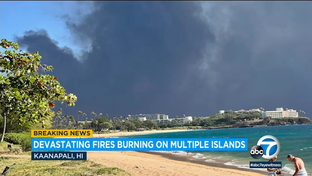 Hawaii wildfires: Tourists told to evacuate as Lahaina left devastated