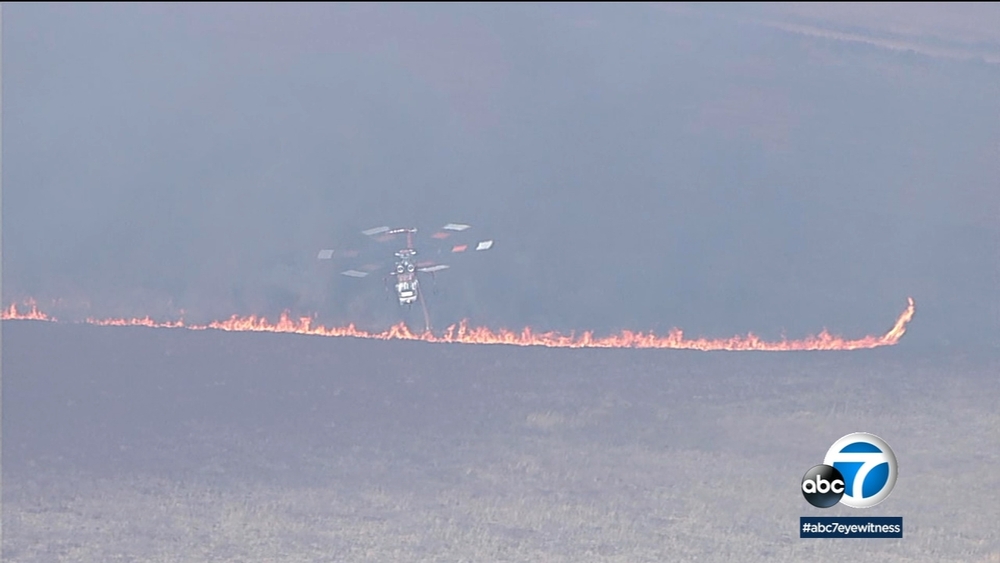 500 acres burned as firefighters battle brush fire in Perris