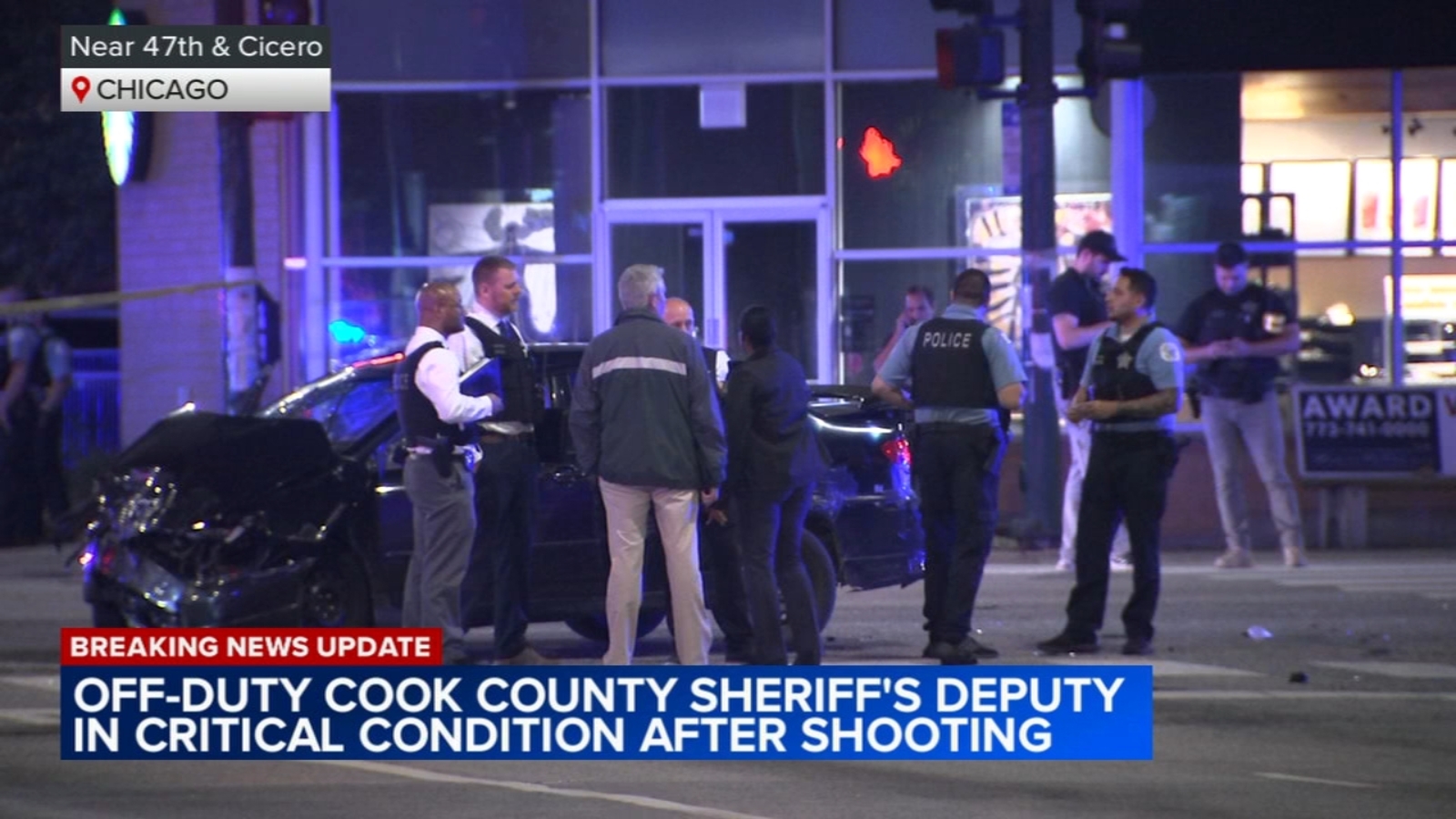 Offduty Cook County Sheriffs officer shot critically wounded near Midway 1 in custody
