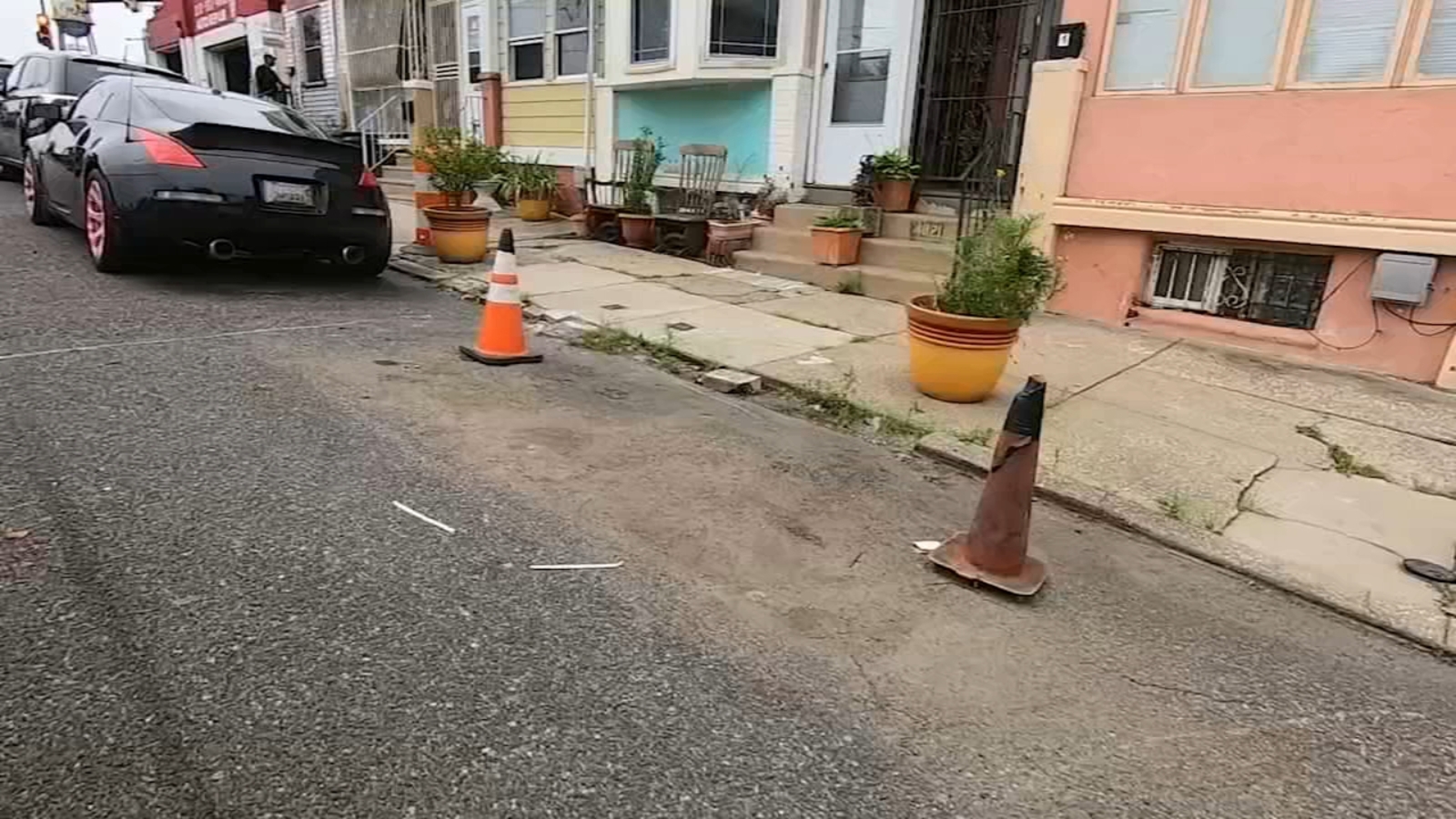 Philadelphia police remove cones illegally saving parking spaces 6abc