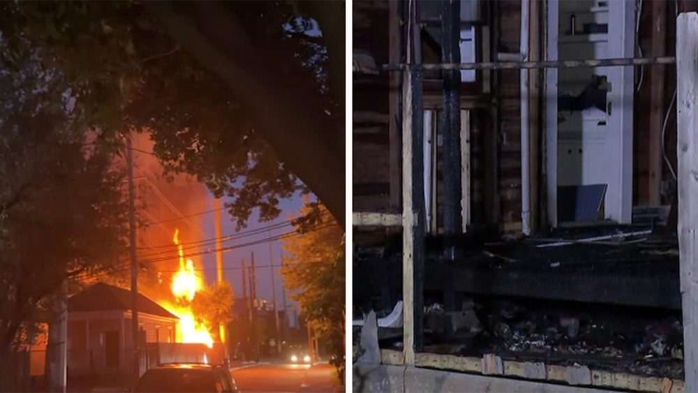Home in Houston's historic Freedmen's Town neighborhood catches fire