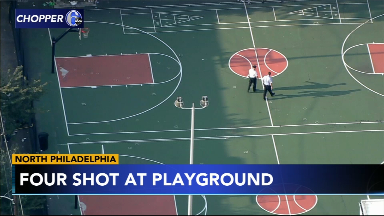 2 dead, 2 injured after shooting on North Philly basketball court 