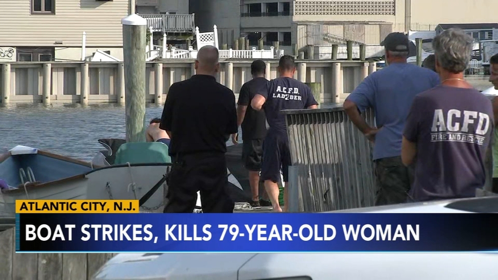 South Jersey woman struck, killed by boat in Atlantic City