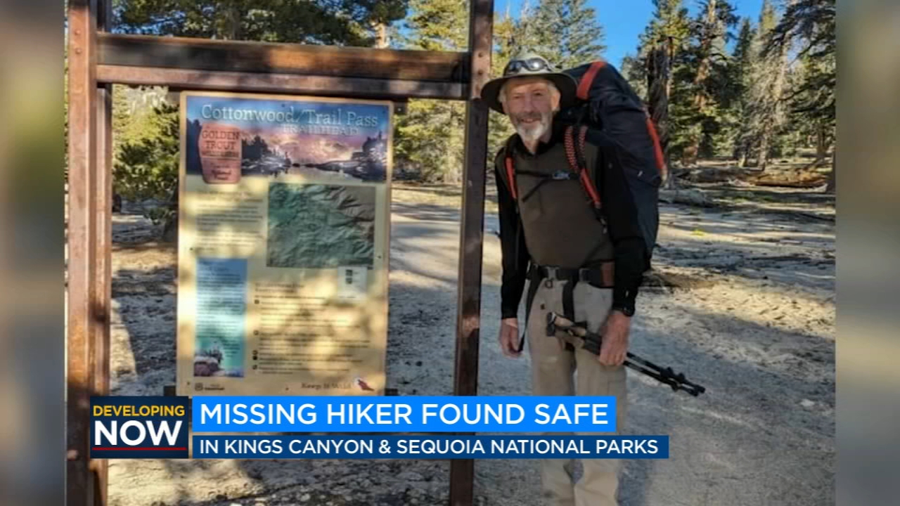 76-year-old hiker found safe after being reported missing in Kings Canyon and Sequoia National Parks