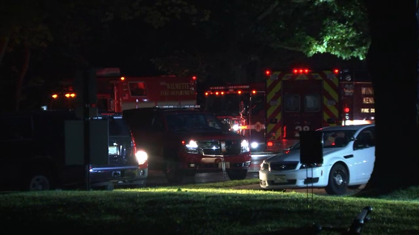 fire crews pause search for person missing in Lake Michigan