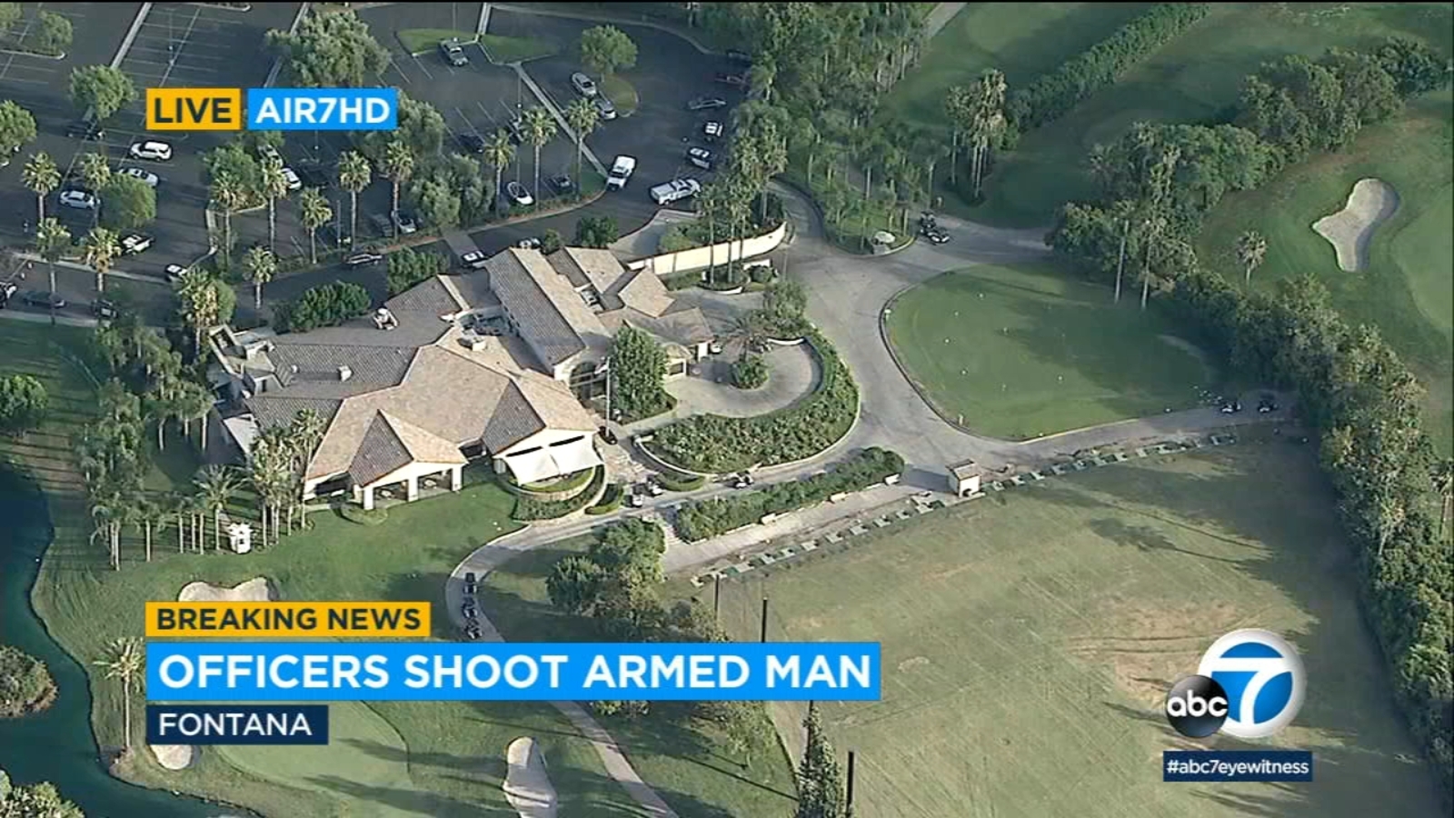 Fontana police shoot wound armed offduty law enforcement officer on golf course Fontana police shoot wound armed offduty law enforcement officer on golf course