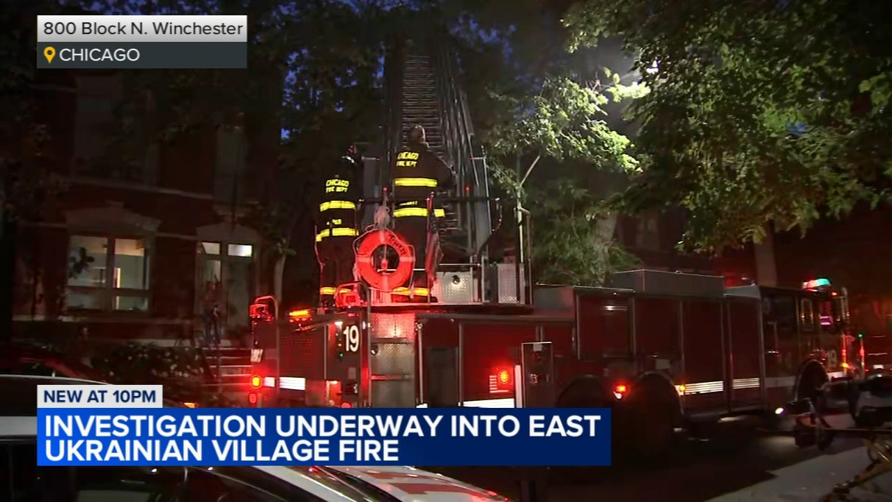 Home catches fire in Ukrainian Village