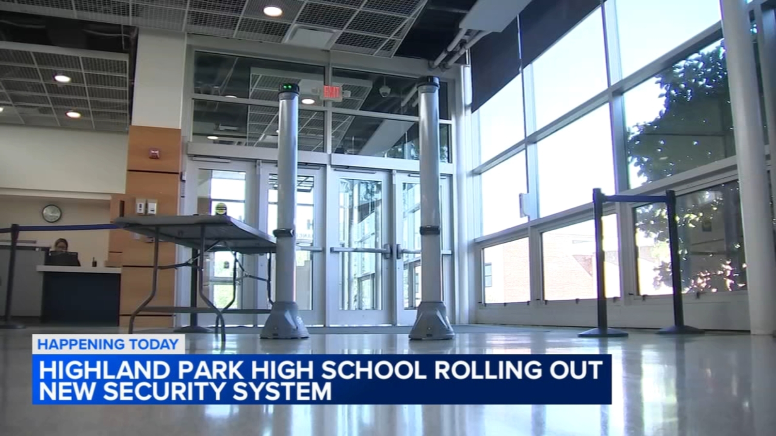 Highland Park High School shooting: On 1st day of classes, students to see new weapons detection system - Vimarsana News