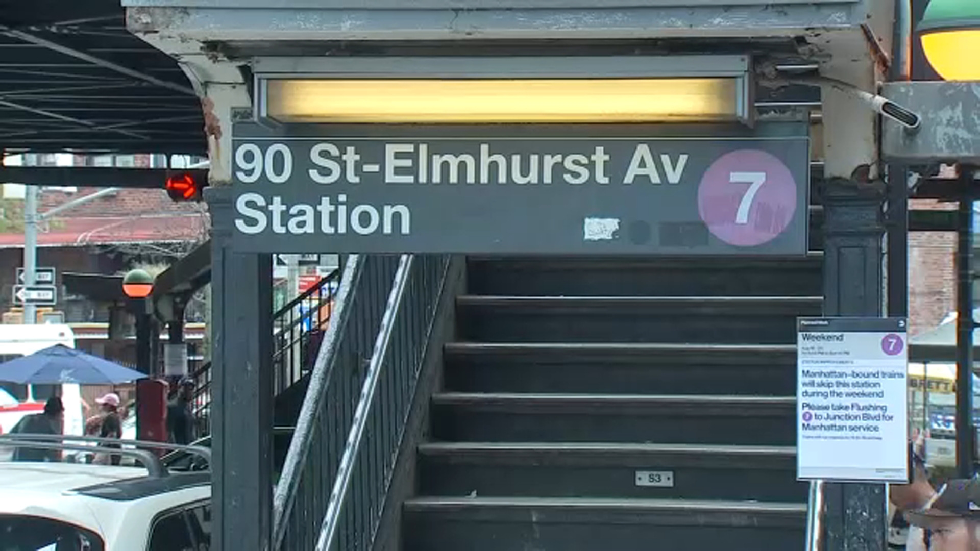 Woman pushed from subway platform in Queens