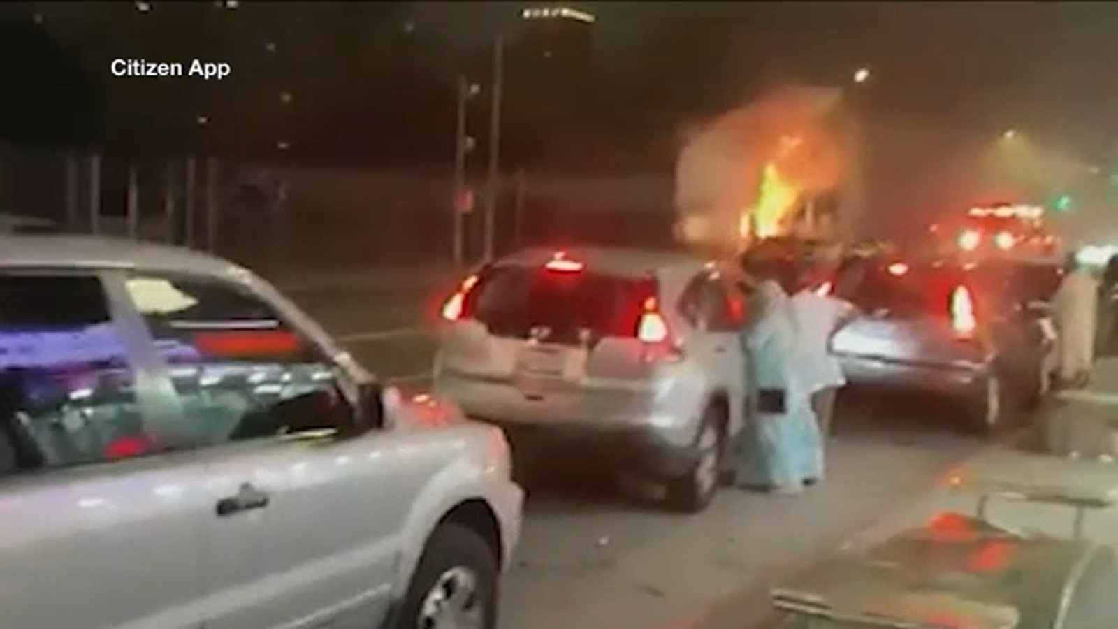 Officials investigate fire at abandoned Nissan dealership in Briarwood, Queens ABC7 New York