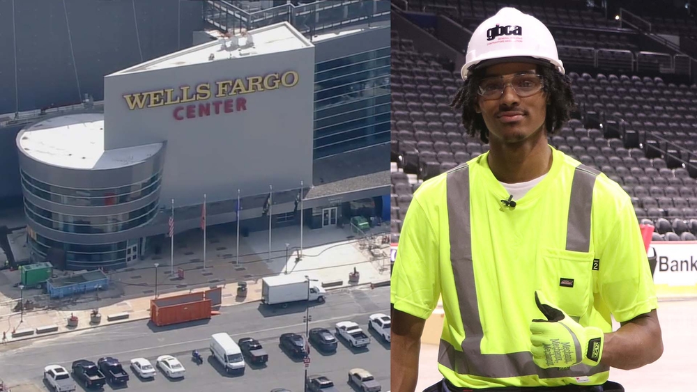 Philly teen carpenter apprentice helps transform Wells Fargo Center