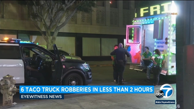 Man charged with series of taco stand robberies across Los Angeles area ...