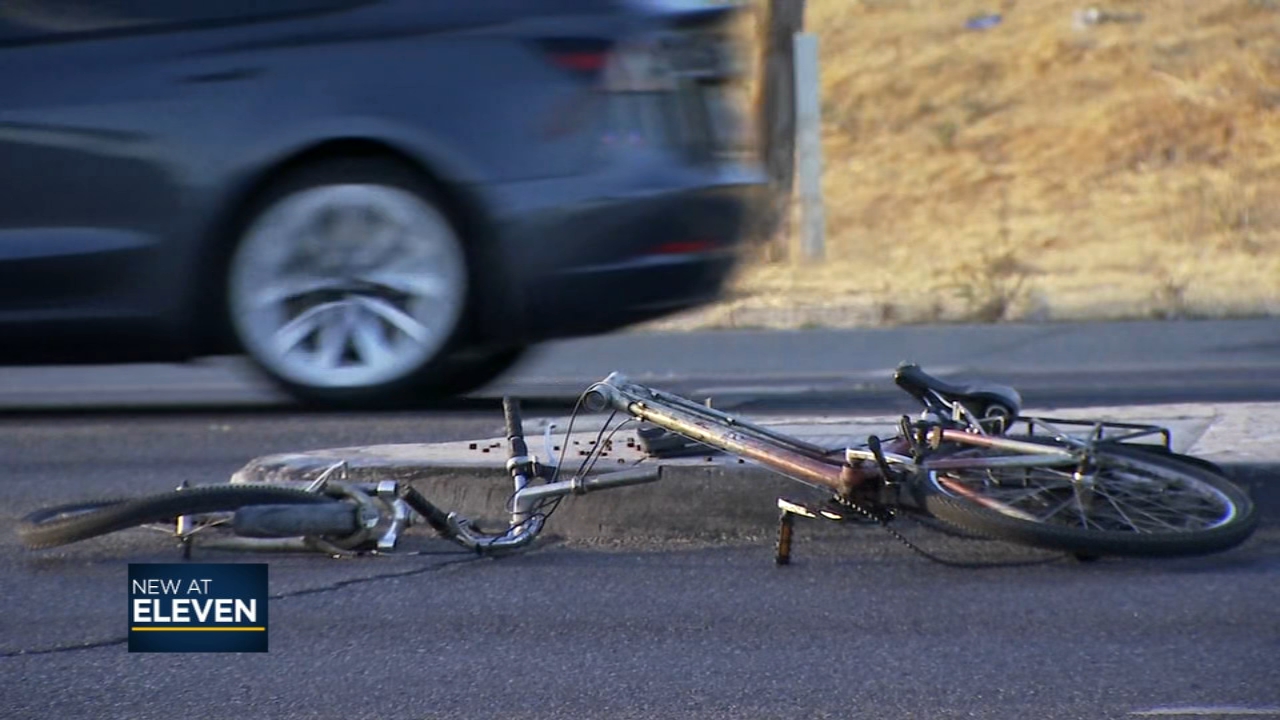Bicyclist in critical condition after being hit by car in Fresno