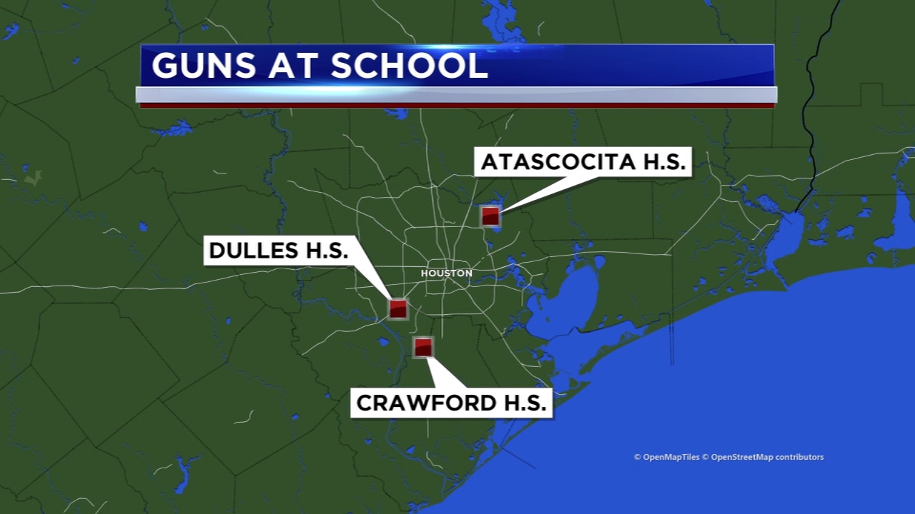 Several guns found on Houston-area school campuses as school begins