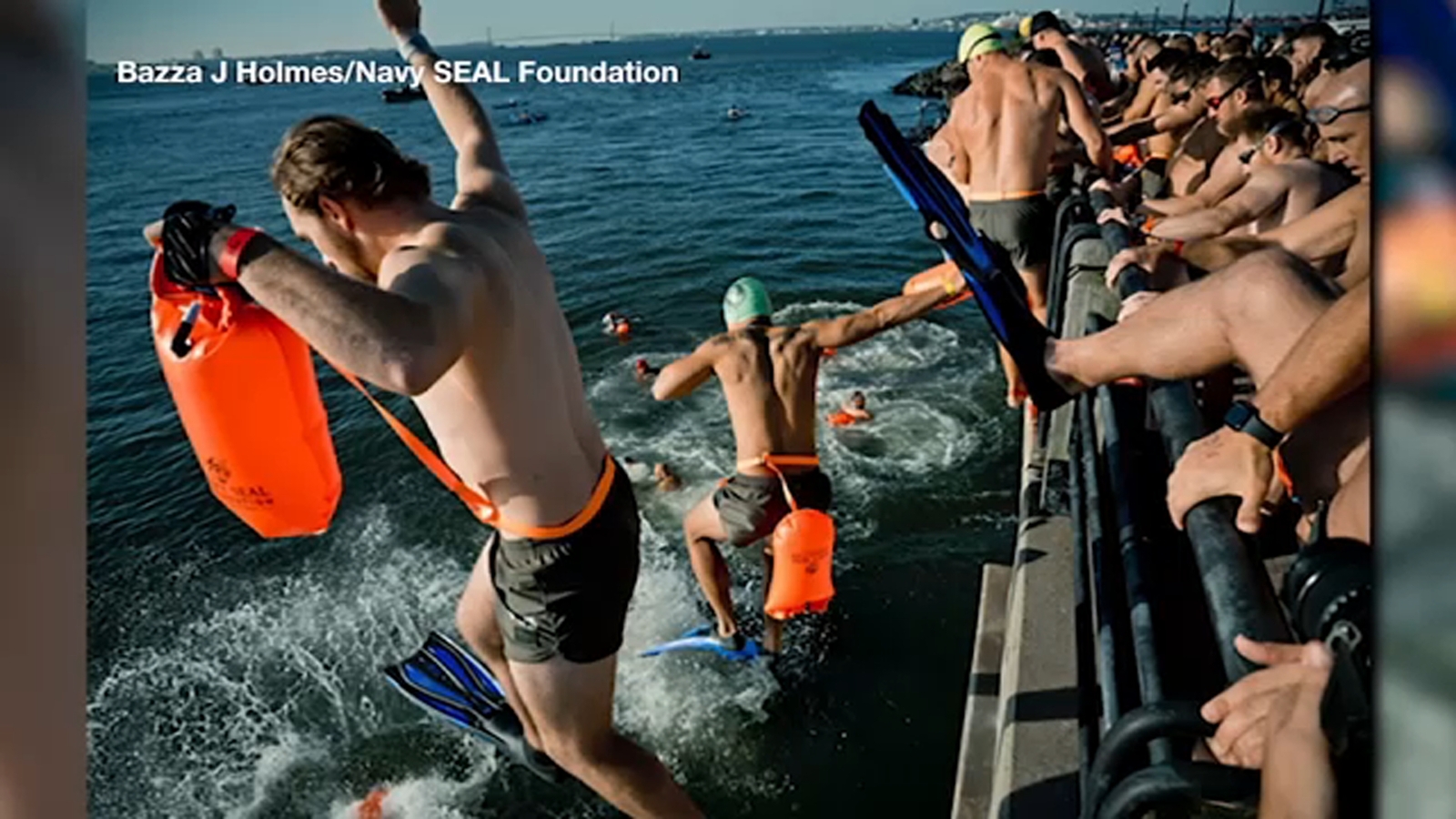Navy SEALs swim across Hudson River in annual event ABC7 New York