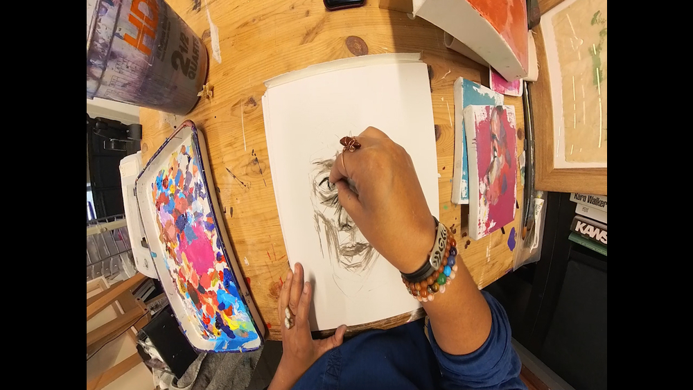 Local artist uses portraits to get closer to loved ones, friends
