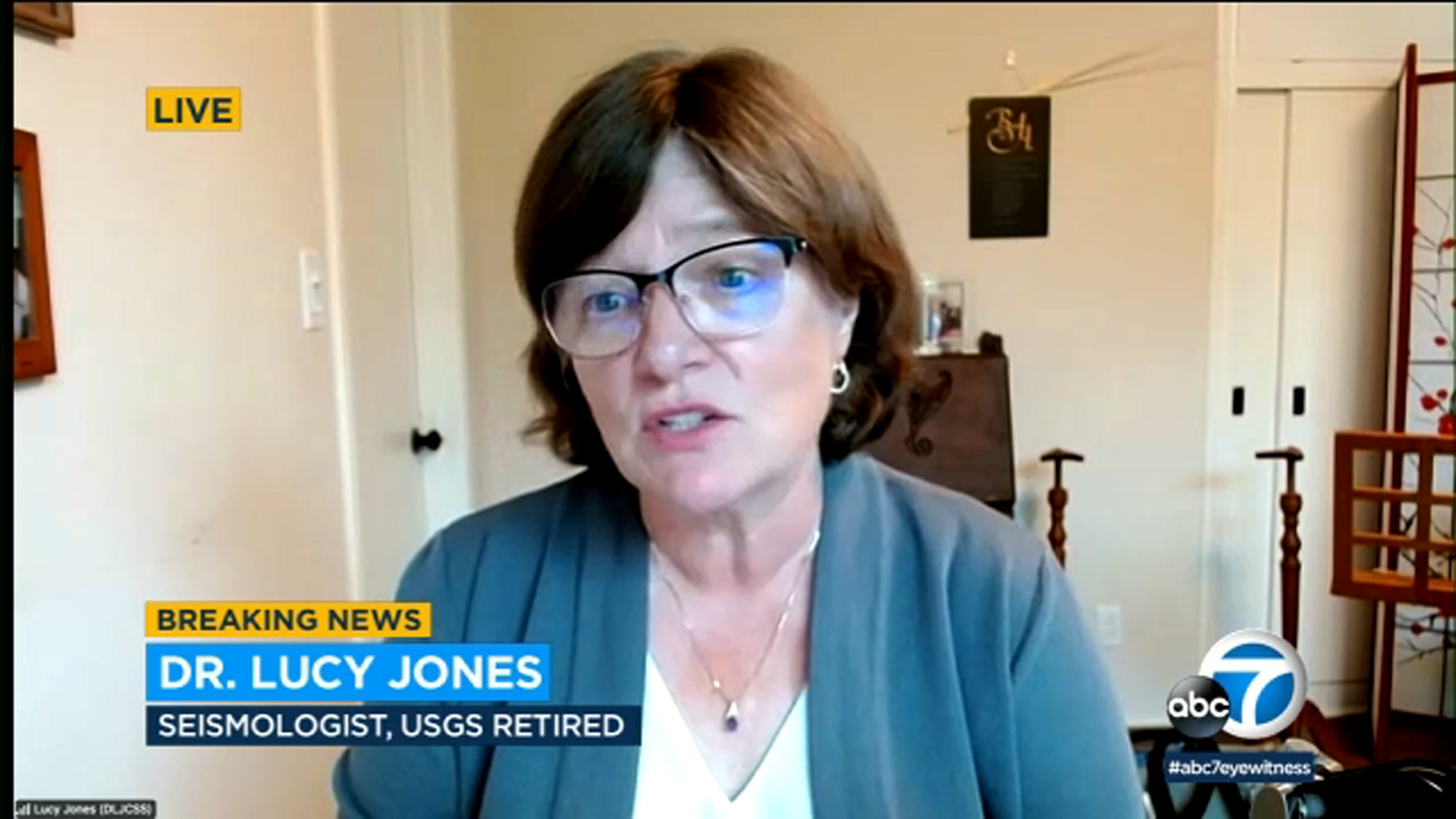 Dra. Lucy Jones habla sobre el terremoto 5.1 que sacudió Ojai