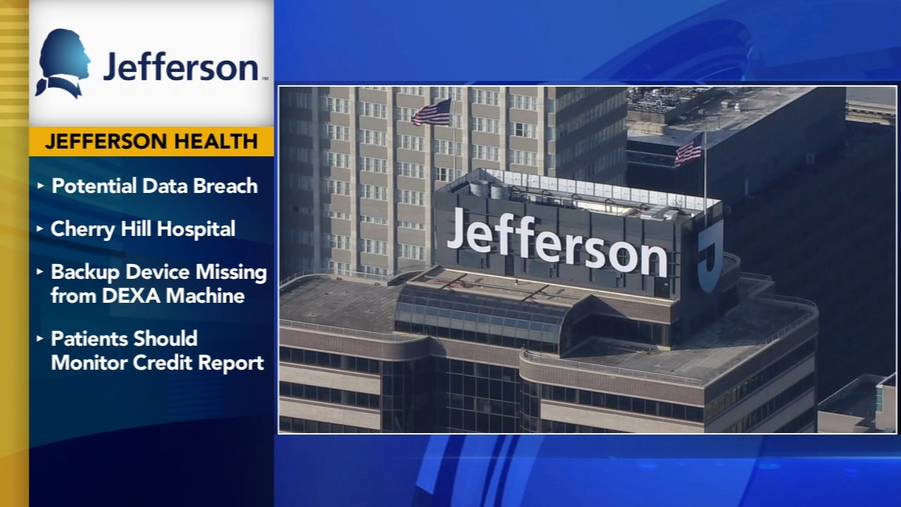 Jefferson Health officials warn Cherry Hill Hospital patients of potential data breach