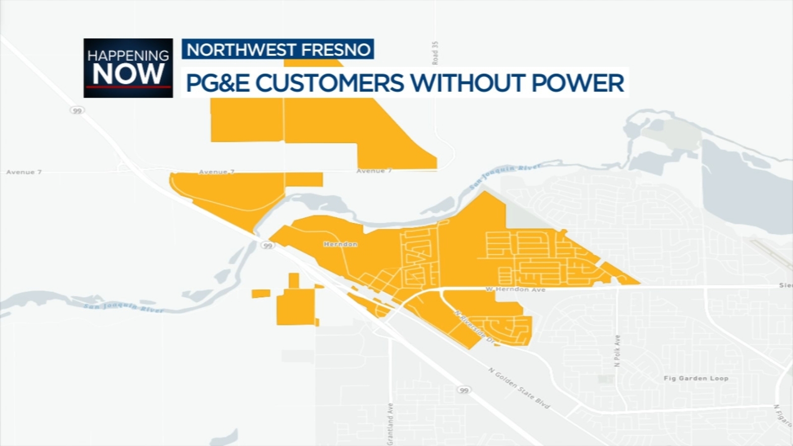 More than 700 customers without power in northwest Fresno, part of Madera County - Vimarsana News