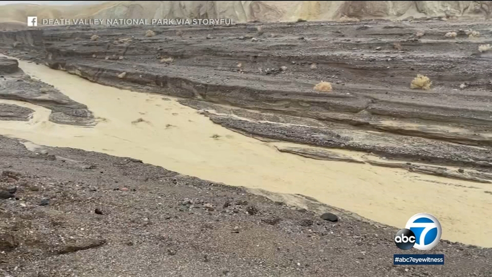Death Valley National Park closes due to mud and debris flows