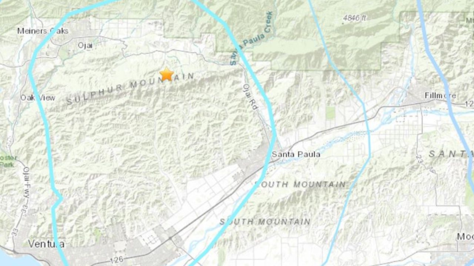 Earthquake california ventura