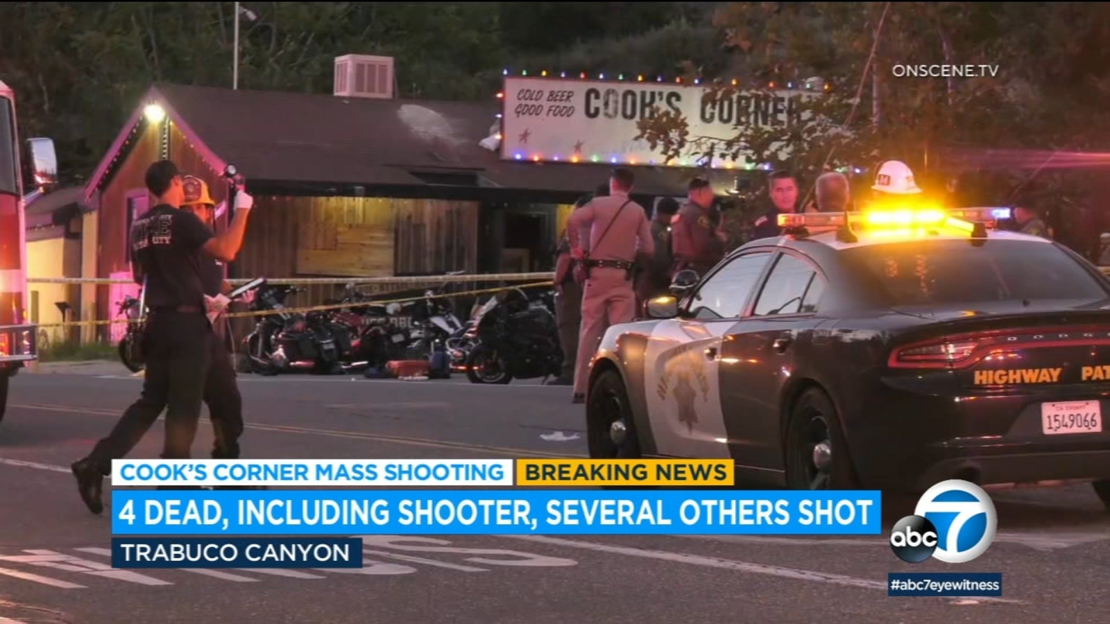 Orange County mass shooting: 4 dead, including shooter, 5 hospitalized with gunshot wounds at Cook's Corner in Trabuco Canyon - Vimarsana News