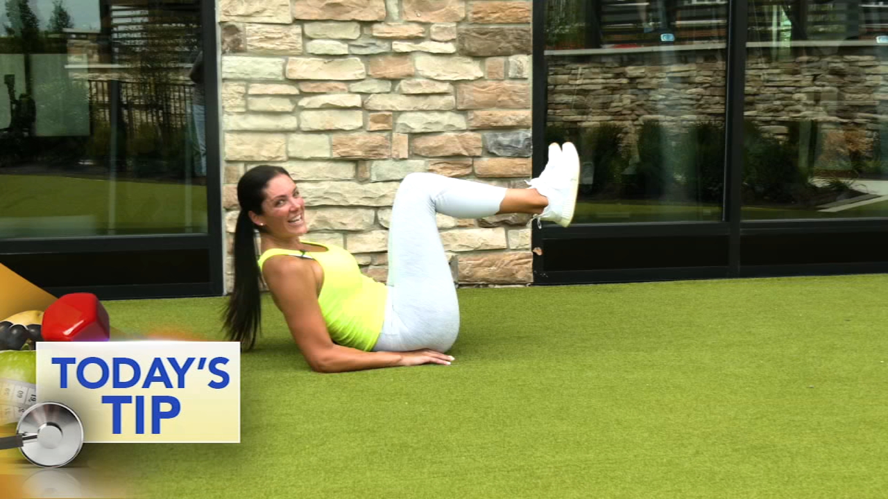 Work your core with this move - Today's Tip
