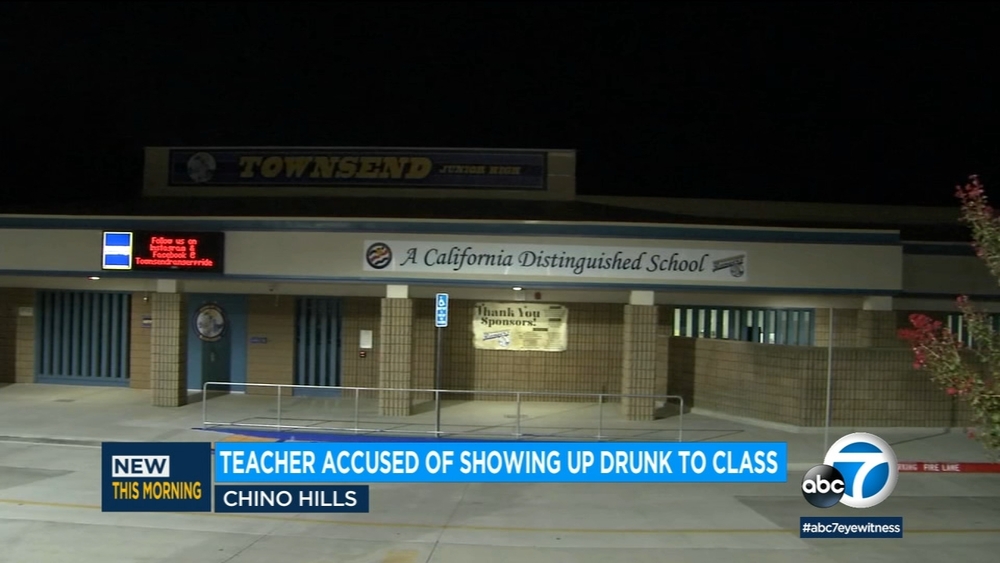 Chino Hills teacher accused of showing up to work drunk