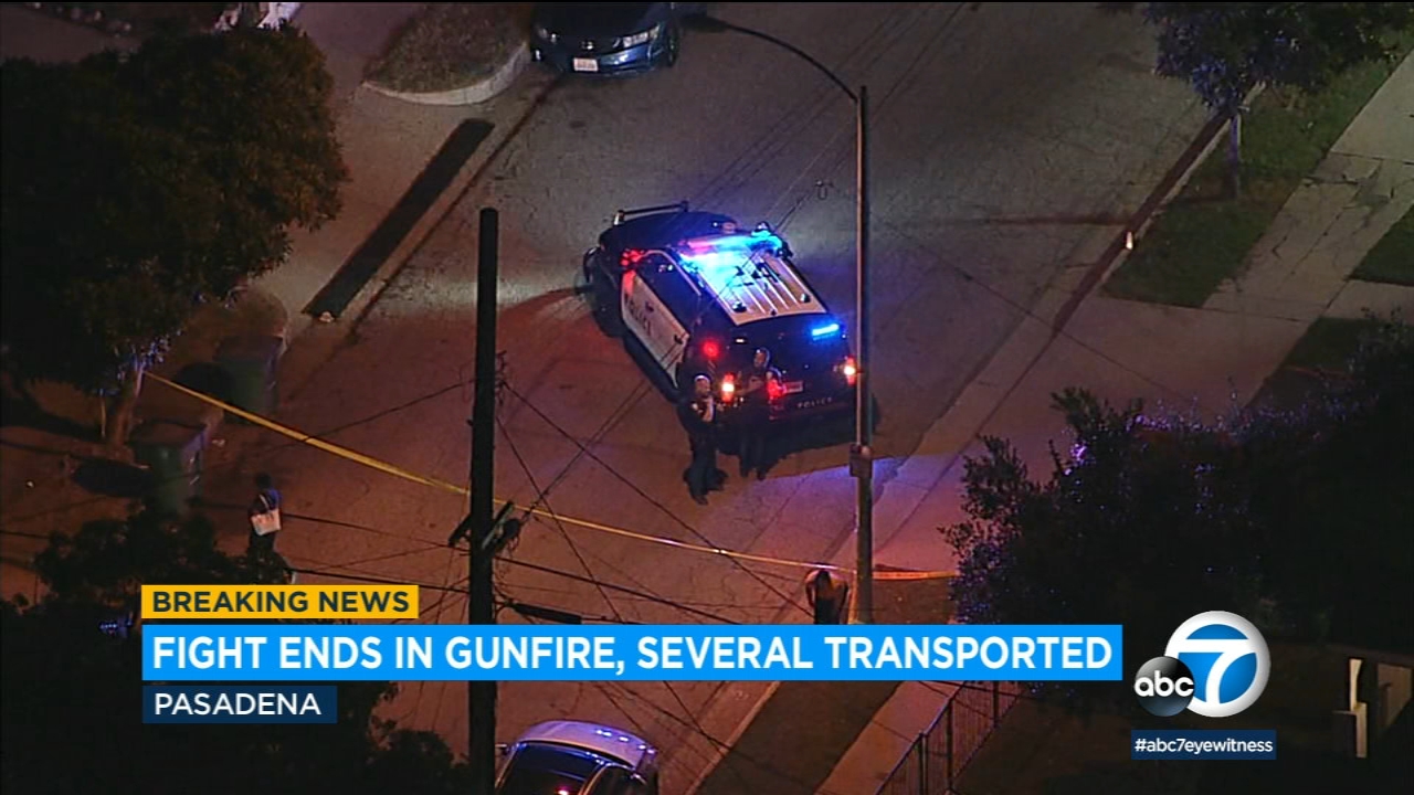 Pasadena shooting sends 5 people to hospital