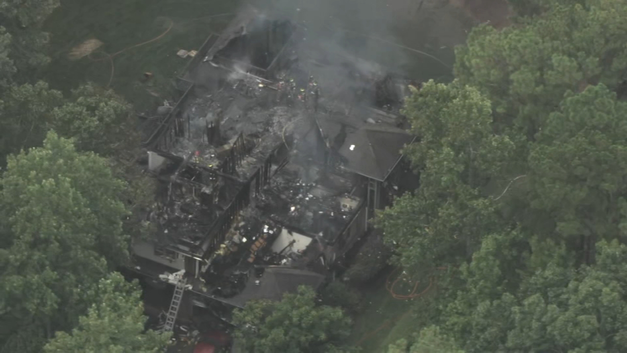 Nearly 70 firefighters battle large fire in Orange County
