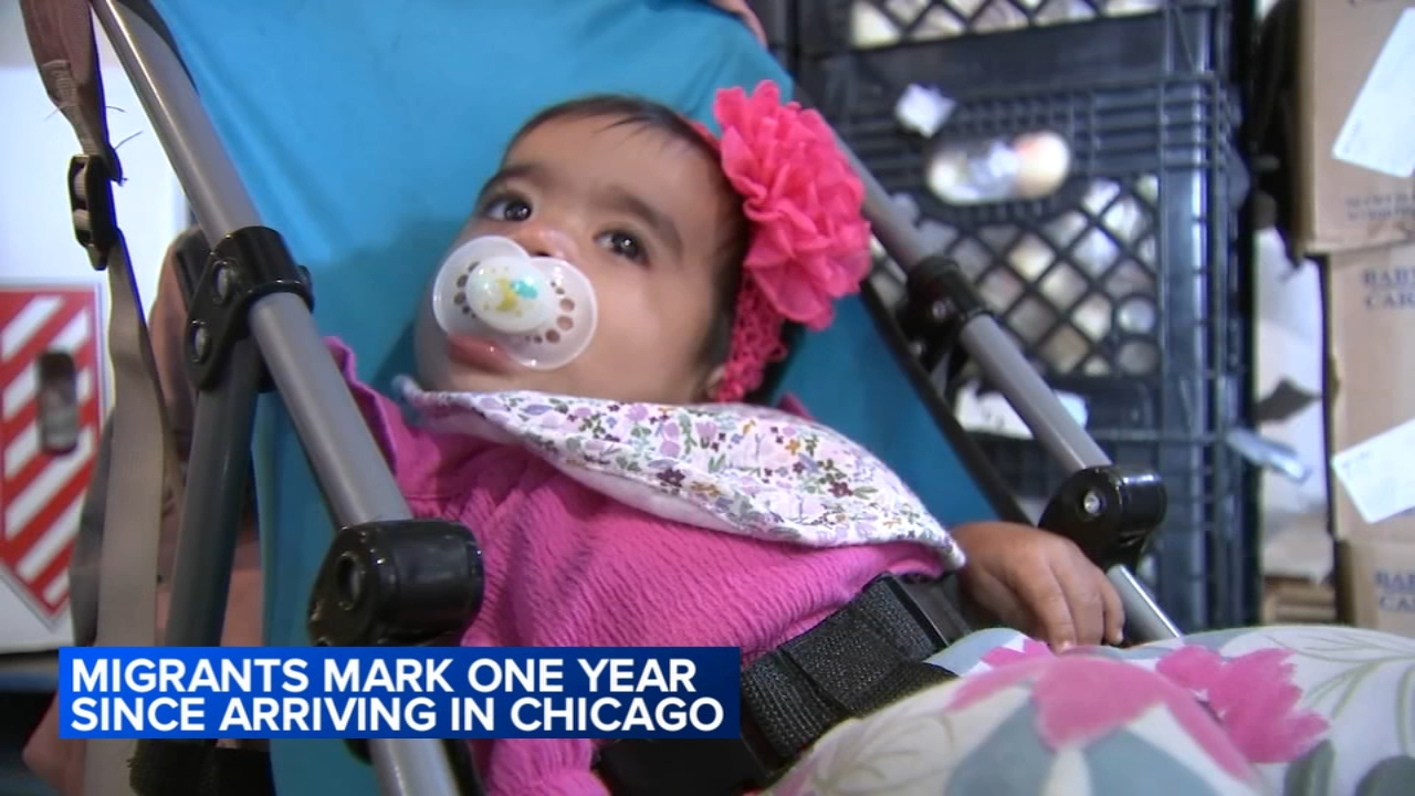 Migrant mother's little girl becomes 'the baby' of Chicago church