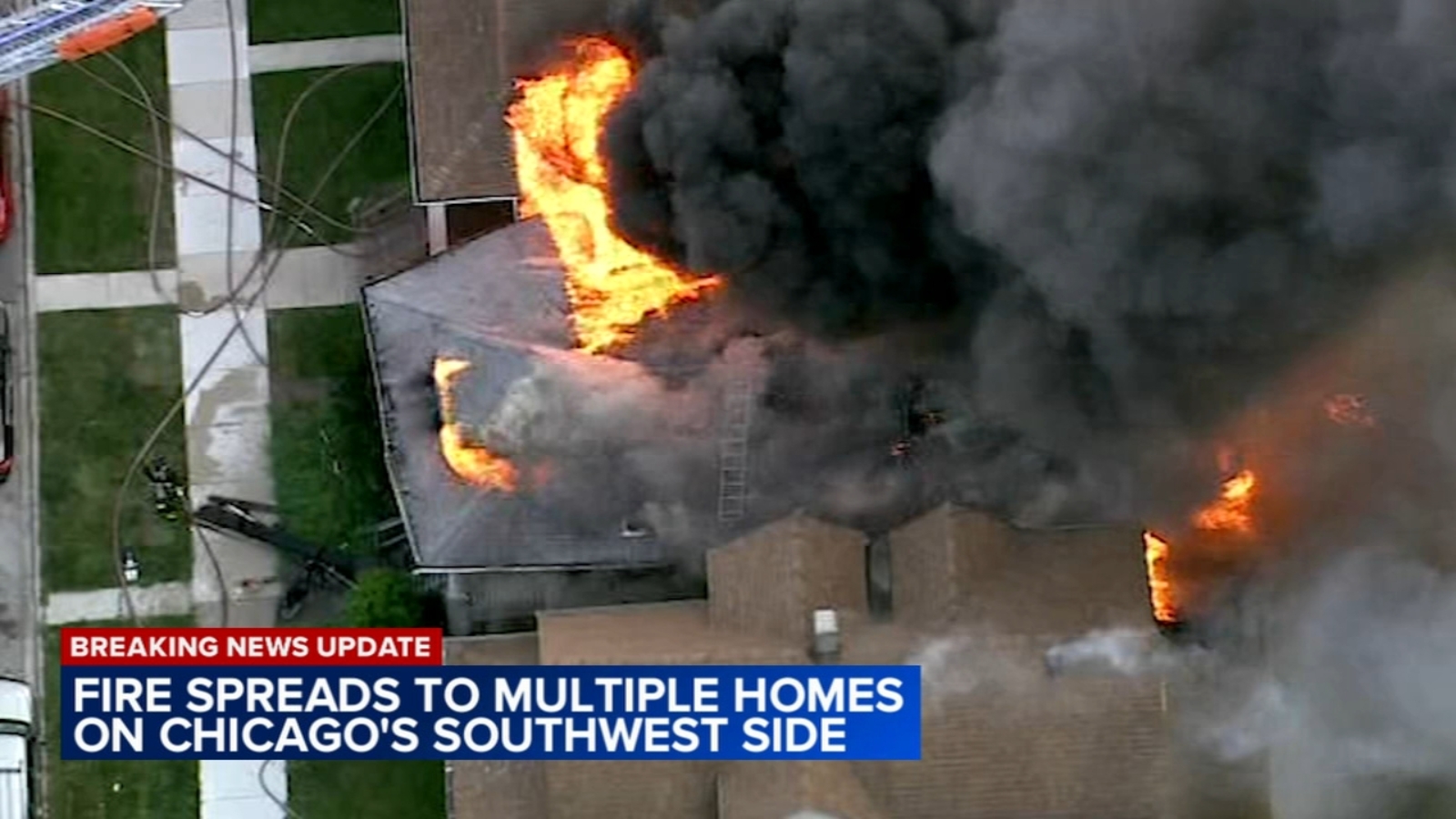 Chicago fire today: At least 1 family displaced by large house fire on South Rockwell Street in Marquette Park - Vimarsana News
