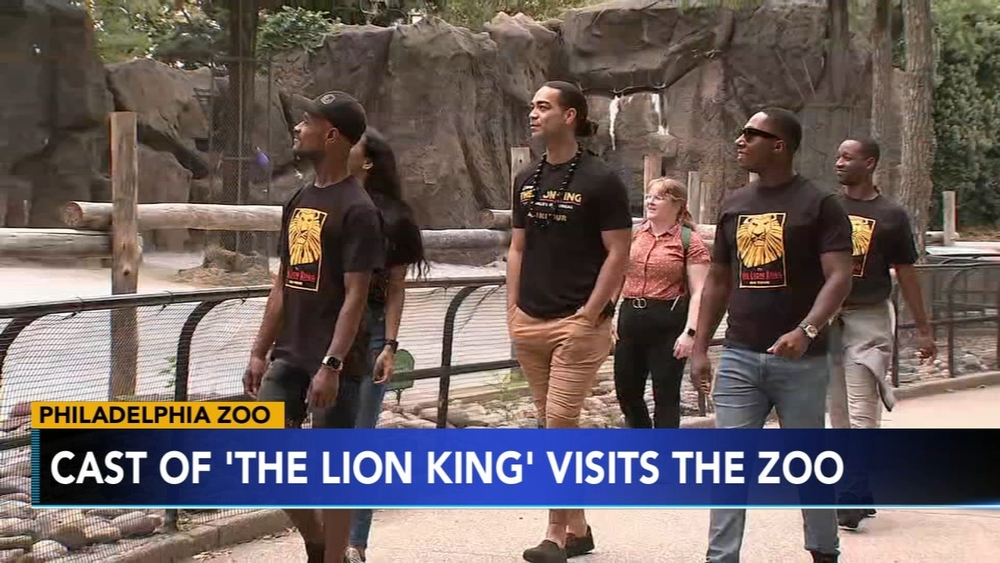 'The Lion King' cast visits Philadelphia Zoo