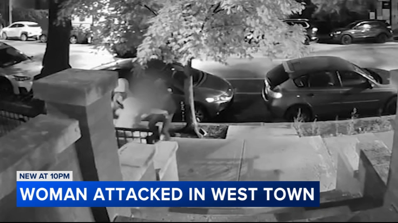 Woman surrounded, struck by weapon in West Town armed robbery