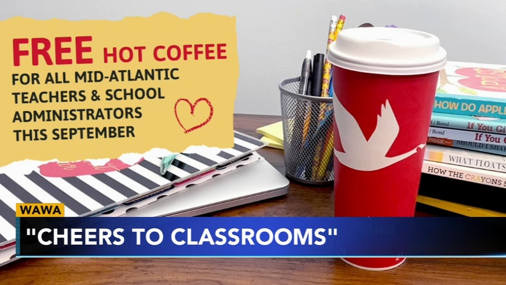 Wawa is giving away free coffee to teachers in September