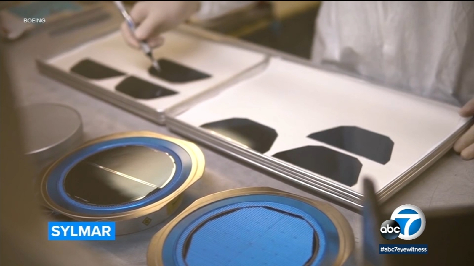 Spectrolab in Sylmar delivering last batch of solar cells that will