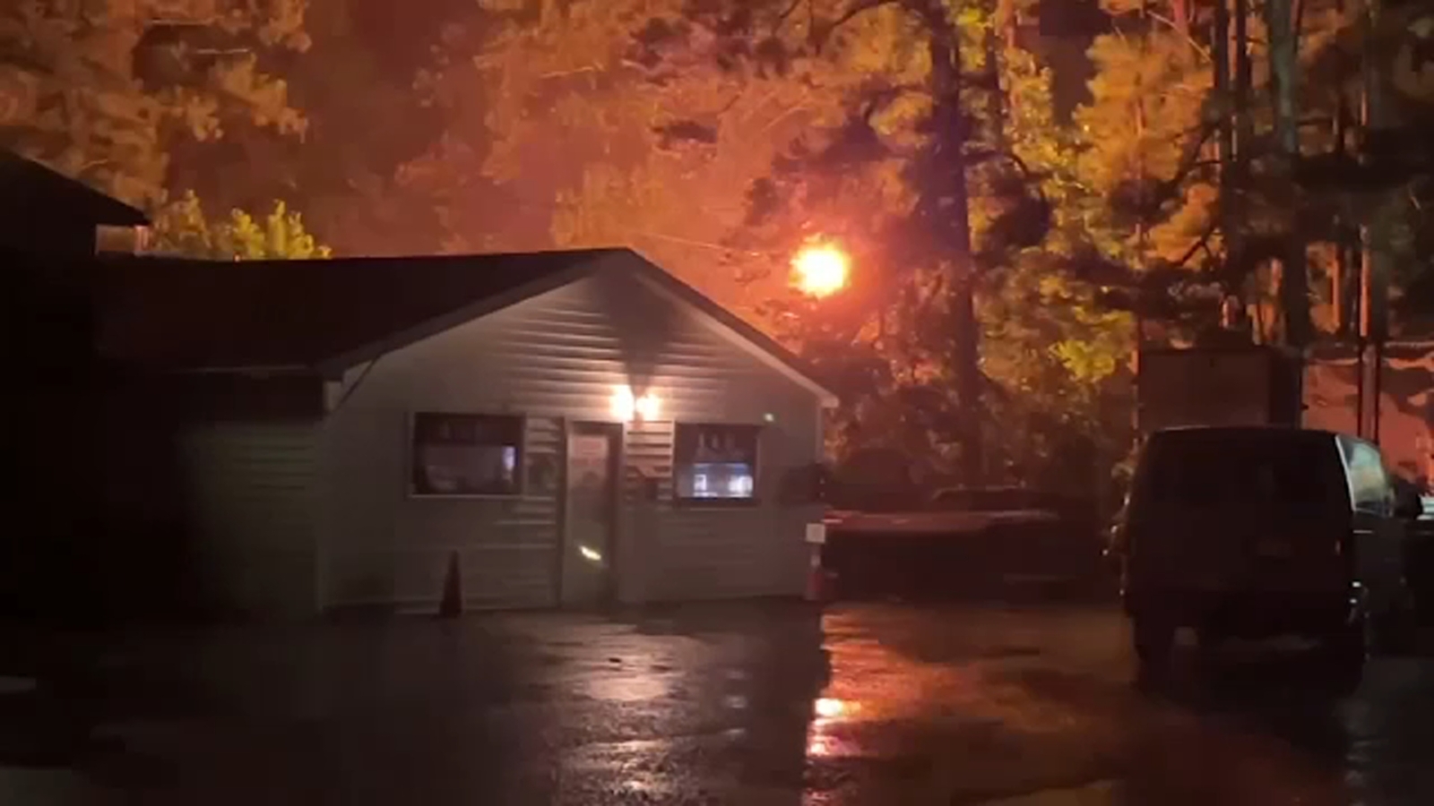 Tropical Storm Idalia moves into NC | Downed power lines catch fire near Sanford, Harnett County - Vimarsana News