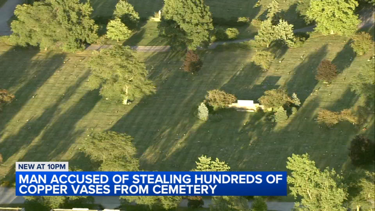 Monee Township cemetery thief arrested, police say