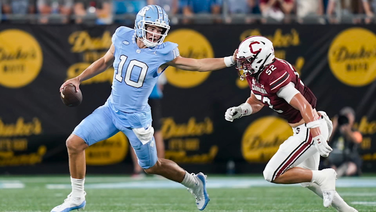 UNC beats South Carolina 31-17 in season opener