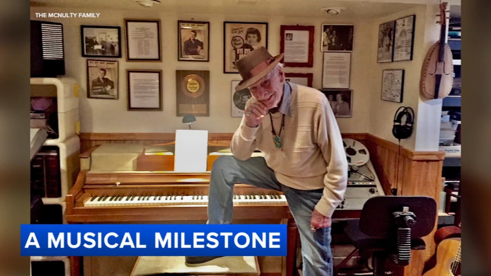 Retired WLSTV Music Director Frank McNulty who worked on The Oprah Winfrey Show turns 100