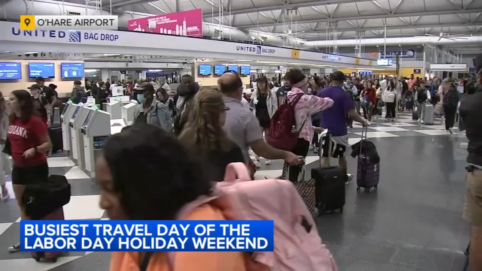 Labor Day 2023 Chicago Few delays, cancellations at Midway, O'Hare as