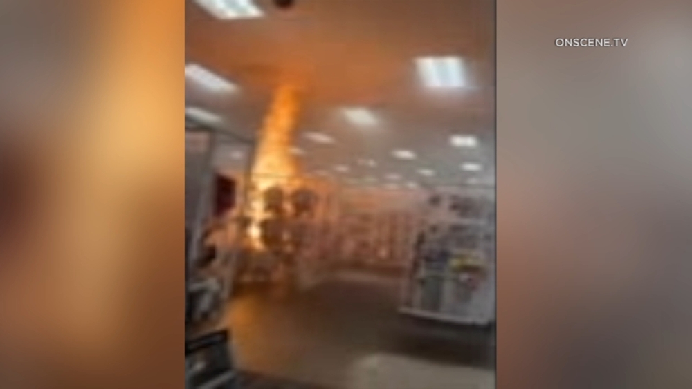 Flames break out in children's section of Target in Orange County