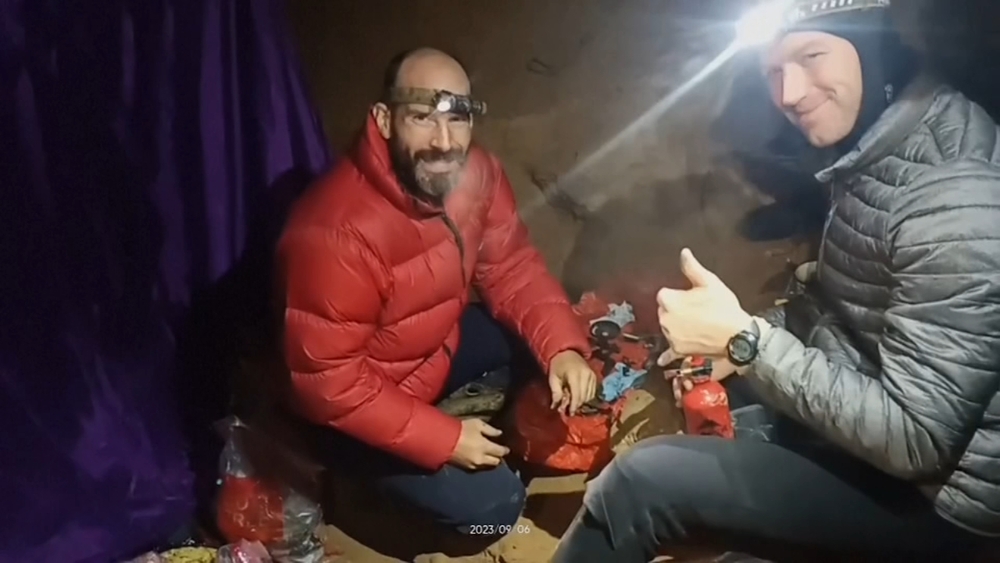 Rescue mission underway for American trapped 3,400 feet underground