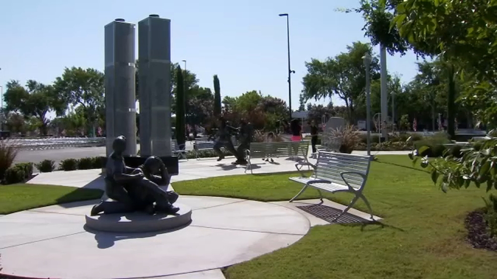 Organizers begin preparing at the Clovis 9/11 memorial
